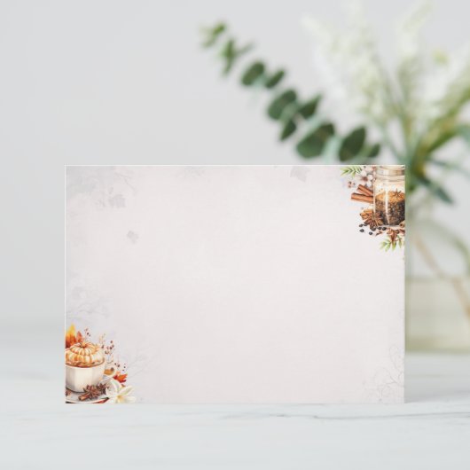 砂糖とスパイス基本空白のレシピカード エンクロージャーカード (スタンド正面)