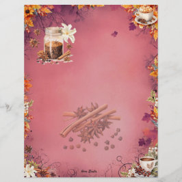 砂糖とスパイス空白のフルページレシピ