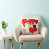 砂糖とスパイス – 古いバファッションドレンタインカードアート クッション (椅子)