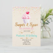 砂糖と香辛料のパーティの招待状 招待状 (スタンド正面)