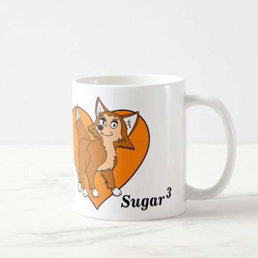 砂糖によって立方体にされるマグ コーヒーマグカップ (右)