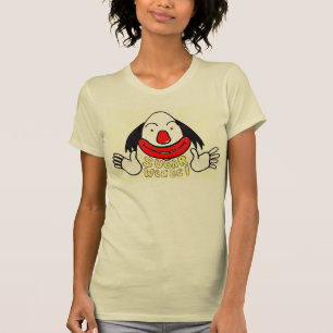 砂糖のイタチピエロの漫画の顔 Tシャツ