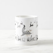 砂糖のグライダーのマグを個人化して下さい コーヒーマグカップ (中央)