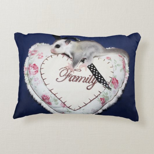 砂糖のグライダーの枕 アクセントクッション (裏面)