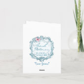 砂糖のケーキのサンキューカード サンキューカード (裏面)