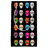 砂糖のスカルのギフトバッグ スモールペーパーバッグ (正面)