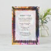 砂糖のスカルのタイは美しい中からの色の死にます 招待状 (スタンド正面)