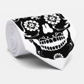 砂糖のスカルのタイ ネクタイ (ロール)