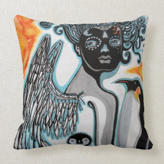 砂糖のスカルのファンタジーの枕 クッション