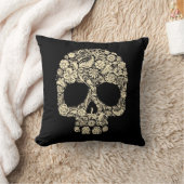 砂糖のスカルのベティのエースの枕 クッション (ブランケット)