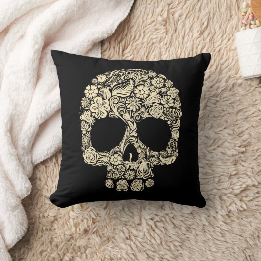 砂糖のスカルのベティのエースの枕 クッション (ブランケット)