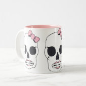 砂糖のスカルのベティのマグ ツートーンマグカップ (正面左)