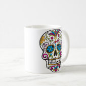 砂糖のスカルのマグ コーヒーマグカップ (正面右)