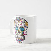 砂糖のスカルのマグ コーヒーマグカップ (正面左)