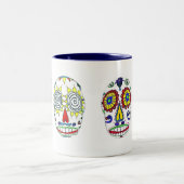 砂糖のスカルのマグ ツートーンマグカップ (中央)