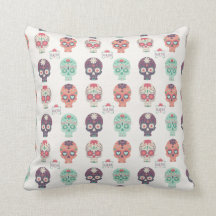 砂糖のスカルの刺激を受けたな装飾用クッション