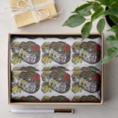 砂糖のスカルの女の子 薄葉紙 (ギフト)