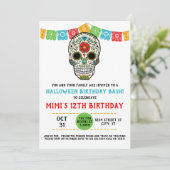 砂糖のスカルの誕生日、死者の日 招待状 (スタンド正面)