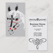 砂糖のスカルの馬 名刺 (正面/裏面)