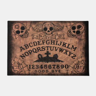 砂糖のスカルの魔法使い板ドア・マット ドアマット