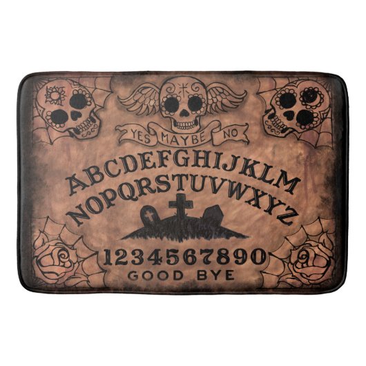 砂糖のスカルの魔法使い板バス・マット バスマット (正面)