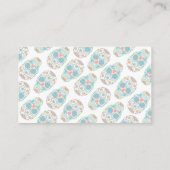 砂糖のスカルのLulaのファッションの小売商の名刺 名刺 (裏面)