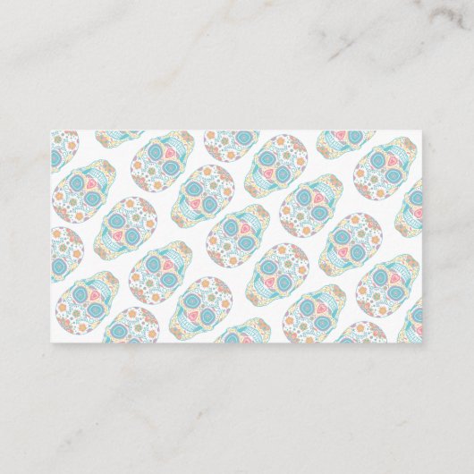 砂糖のスカルのLulaのファッションの小売商の名刺 名刺 (裏面)