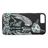 砂糖のスカル猫 Case-Mate iPhoneケース (裏面(横))