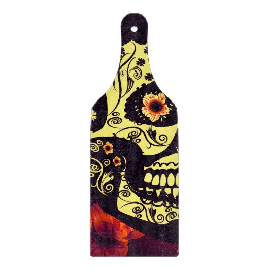 砂糖のスカル カッティングボード (正面)