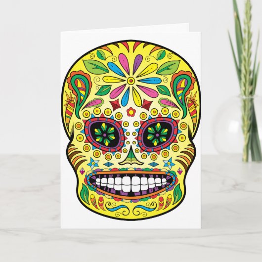 砂糖のスカル カード (正面)