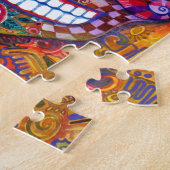 砂糖のスカル ジグソーパズル (側面)