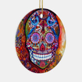 砂糖のスカル セラミックオーナメント (右)