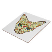 砂糖のスカル タイル (側面)