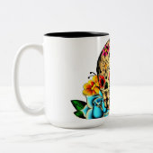 砂糖のスカル ツートーンマグカップ (左)