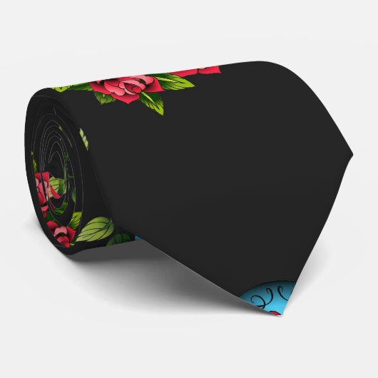 砂糖のスカル ネクタイ (ロール)