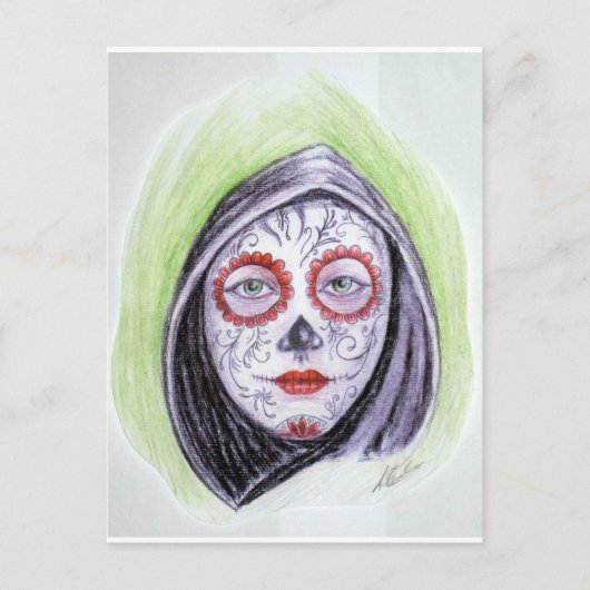 砂糖のスカル ポストカード (正面)