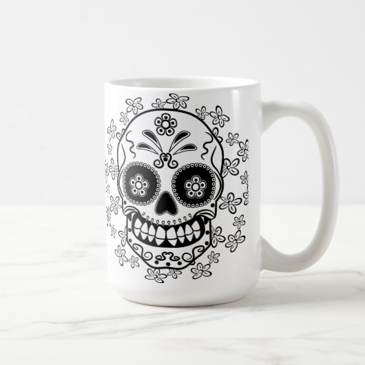 砂糖のスカル マグカップ (右)