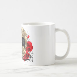 砂糖のスカル-入れ墨のデザイン コーヒーマグカップ