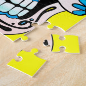 砂糖のスカル-入れ墨の芸術 ジグソーパズル (側面)