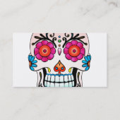 砂糖のスカル-入れ墨の芸術 名刺 (裏面)