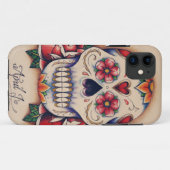 砂糖のスカル Case-Mate iPhoneケース (裏面(横))