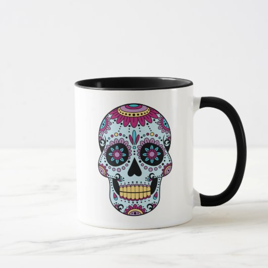砂糖のスカル(Dia de los Muertos) マグカップ (右)