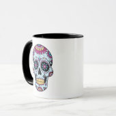 砂糖のスカル(Dia de los Muertos) マグカップ (正面左)