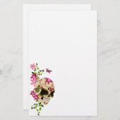 砂糖のスカル[Diaa de Muertos] 便箋 (正面/裏面)