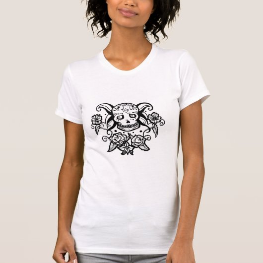 砂糖のスカル Tシャツ (正面)