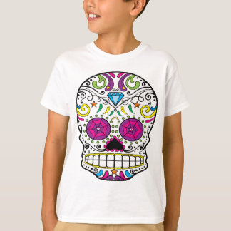 砂糖のスカルDia Des Los Muertosは服装のスタイルを作りました Tシャツ