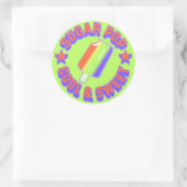 砂糖のステッポップ・アートのカー ラウンドシール (バッグ)