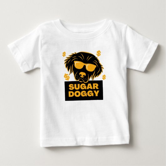砂糖のドギー ベビーTシャツ (正面)