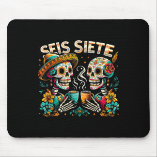 砂糖のドクロ コーヒー フィエスタ メキシコの日のセイス シエテ 6 マウスパッド