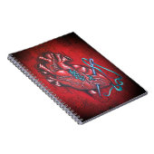 砂糖のハートのノート ノートブック (右側)